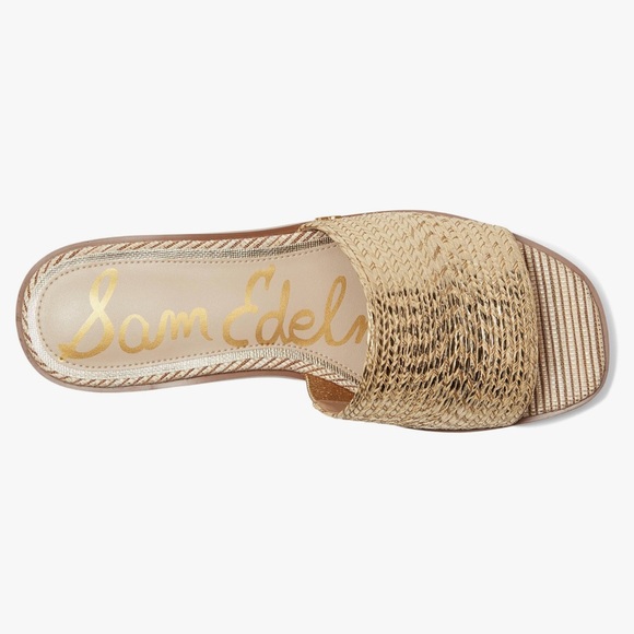 Sam Edelman Gold Slide Sandals size 11 - Picture 2 of 7